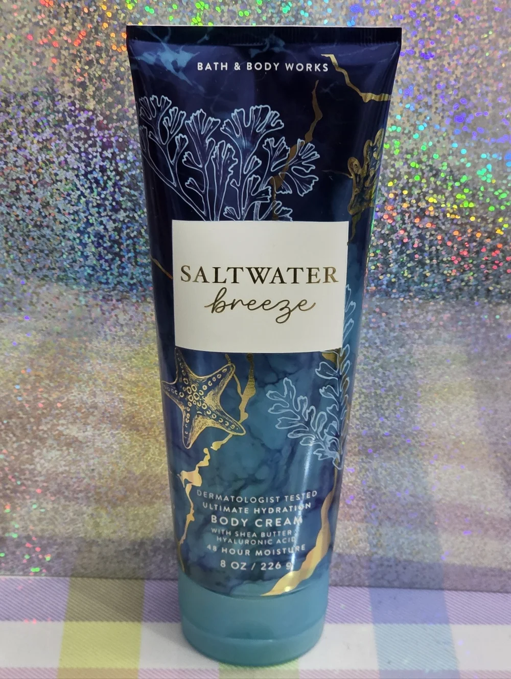 Bath & Body Works Saltwater Breeze Body Cream 8oz NEW RARE